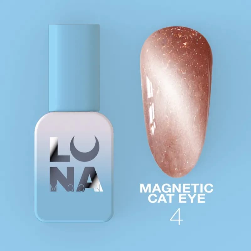 LUNAMOON - Boja Mačje Oko Magnet nr4, 8ml