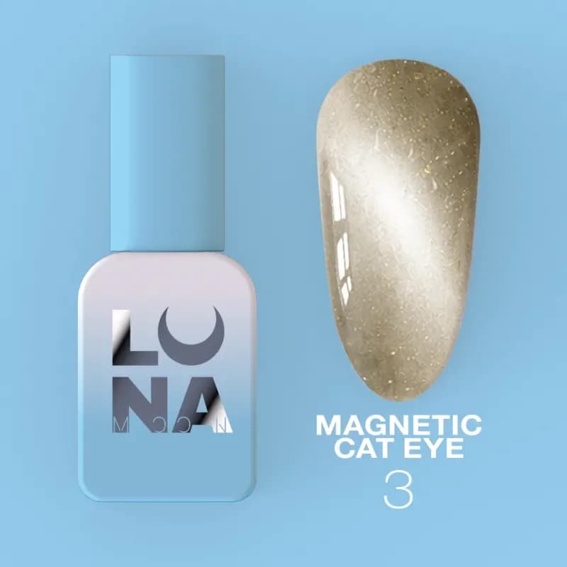LUNAMOON - Boja Mačje Oko Magnet nr3, 8ml