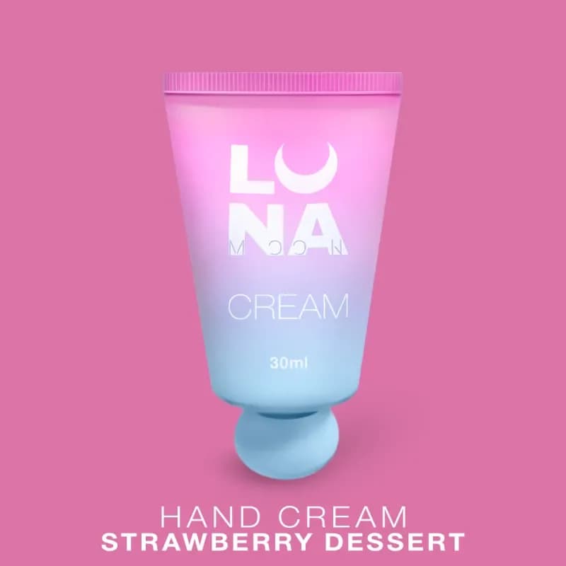 LUNAMOON - Krema za ruke Strawberry Dessert, 30 ml