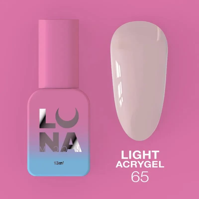 LUNAMOON - Svijetli akrilgel br.65 13ml